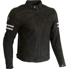 Merlin Hixon II D3O Leather Motorcycle Motorbike Jacket - Black