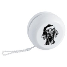'German Shorthaired Pointer Wearing Santa Hat' Retro Style Yo-Yo (YY00052230)