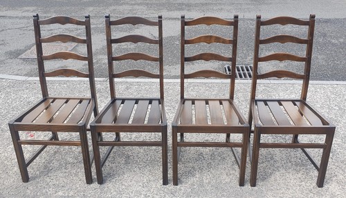 Set ercol ladder back - set, 4