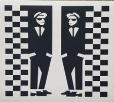 ska (5) two tone mod rude boy scooter vinyl decal car bumper window sticker