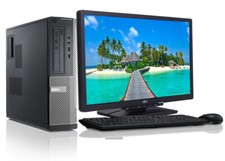 CHEAP 20" Full Set DELL Desktop PC - i5 3rd Gen 16GB RAM 512GB SSD WiFi - Win10