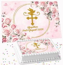 BAPTISM CHRISTENING ROSES