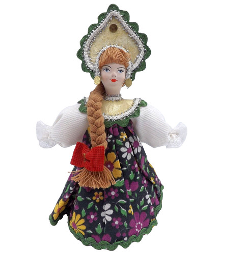 Russian cone doll native - doll, 6"