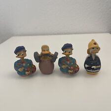 Vintage Eggberts Collectible Figures X4 Bundle
