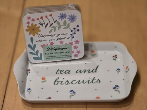 Set flower coasters - 6, &