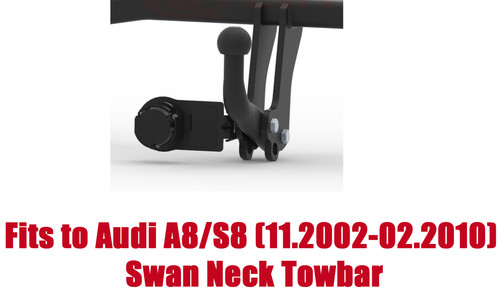 Swan neck tow bar - neck, for