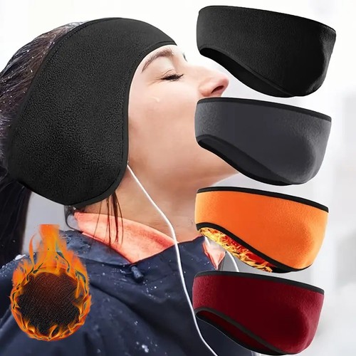 Warm fleece earmuffs headband - fleece,