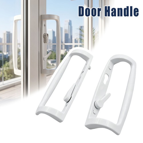 Upvc door handles pair - upvc, 90pz