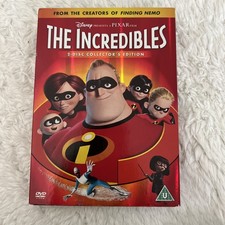 The Incredibles DVD Pixar Collectors Edition 2 Disc Disney Movie Night Gift