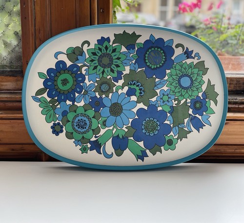 Vintage 1970s retro floral - retro,