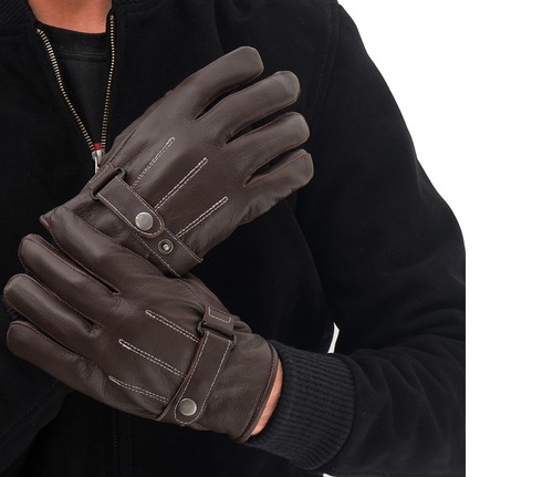 Mens real leather driving - real,