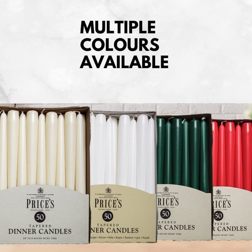 50x price candles tapered - candles,