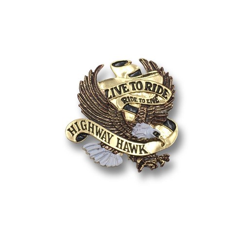 Live ride eagle emblem - to, gold