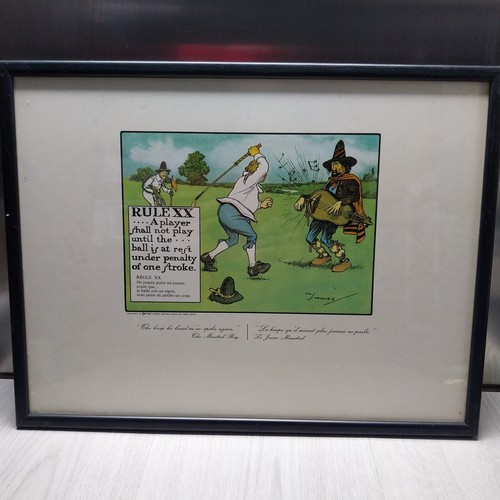 Vintage golf print - golf, by