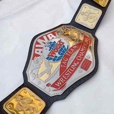 AWA World Tag Team Wrestling Championship Belt 4MM ZINC Plates