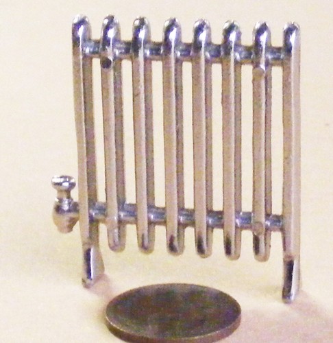 Dolls house silver - house, metal