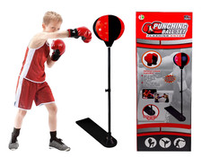 Children Kids Junior Boxing Punch Ball Set With Mitts Gloves Air Pump Adjustable