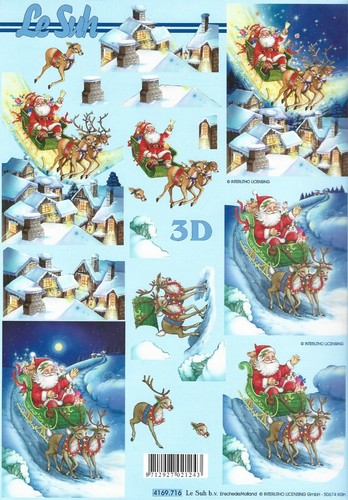 Santa sleigh father - santa's,