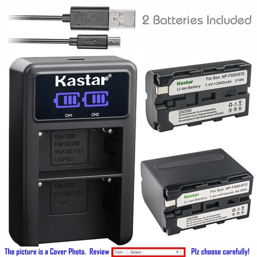 Kastar battery lcd - lcd, dual