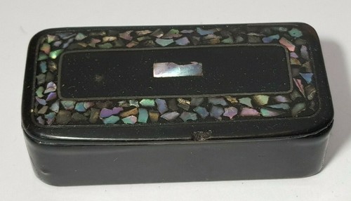 Antique victorian snuff - antique, box