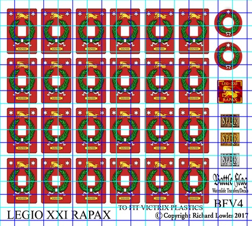 Shield decals for victrix - shield,