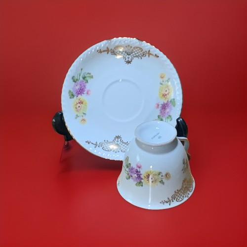 Foreign tea cup and saucer - tea,
