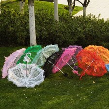 Bridal Umbrellas Lace Floral