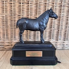 Vintage bronze horse plinth - bronze?,