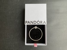 Pandora Snowflake Bangle, Charm Bracelet, (Limited Edition) 925 Sterling Silver.