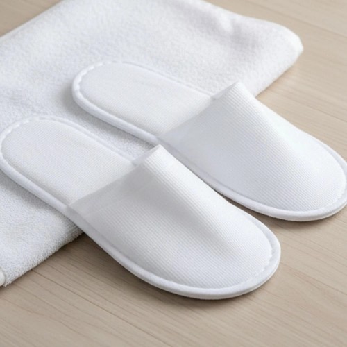 White towelling hotel - white,