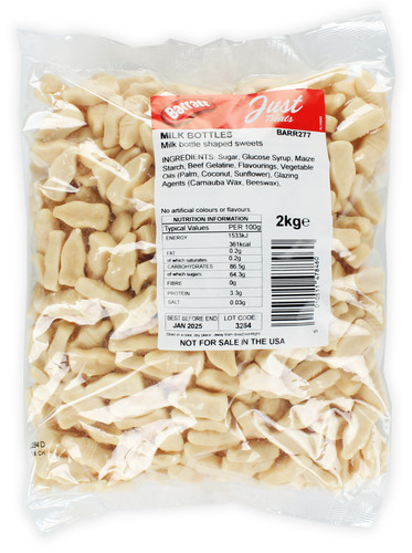 Barratt milk bottles - barratt, 2kg