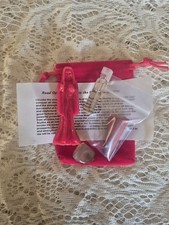 2.5" RED Santa Muerte Statue
