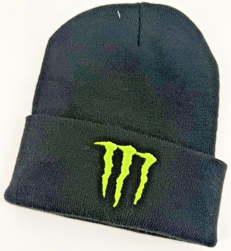 Monster energy black beanie - monster,