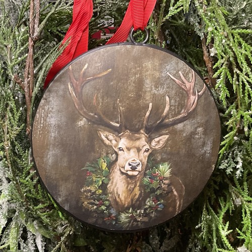 Rustic woodland stag with - stag,