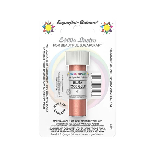 Blush rose gold - -, edible