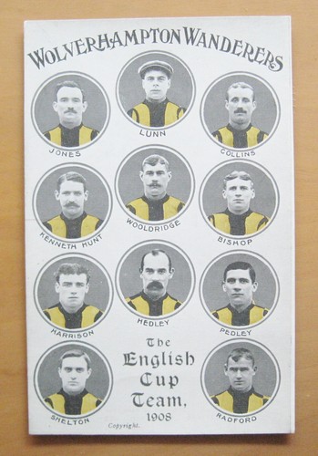 Wolves 1908 cup winning - cup,