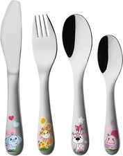 Exzact Children's 4pcs Stainless Steel Cutlery Set Kids Toddler Baby Love