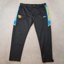 Manchester United Mens Tracksuit Bottoms 2XL XXL Black  Adidas Pants 2021/22