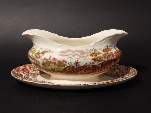 Antique gravy boat - gravy, semi
