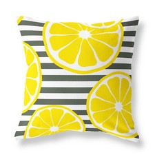 Lemon Slices Stripes Zip