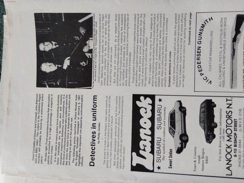 Sk309 ephemera 1982 article - sk309,