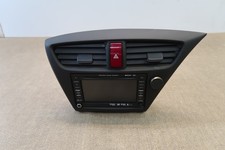 HONDA CIVIC MK9 2012-2015 SAT NAV CD RADIO PLAYER HEAD UNIT 39540-TV0-E111-M1