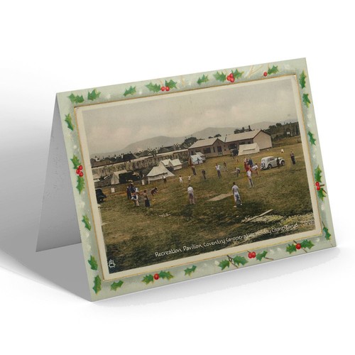 Xmas notelet vintage wales - -,