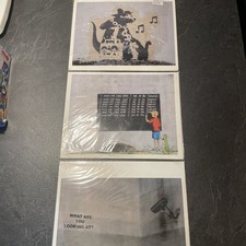 Banksy 3 qty   A3 Photo Print Poster