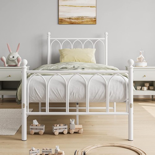 Single metal bed frame - bed, 90