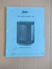 Vintage leslie speakers manual - leslie,