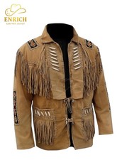 Men Western Cowboy Suede