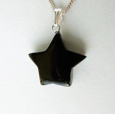 Small Whitby Jet Star Shaped