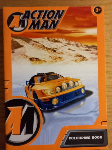 Action man colouring - man,