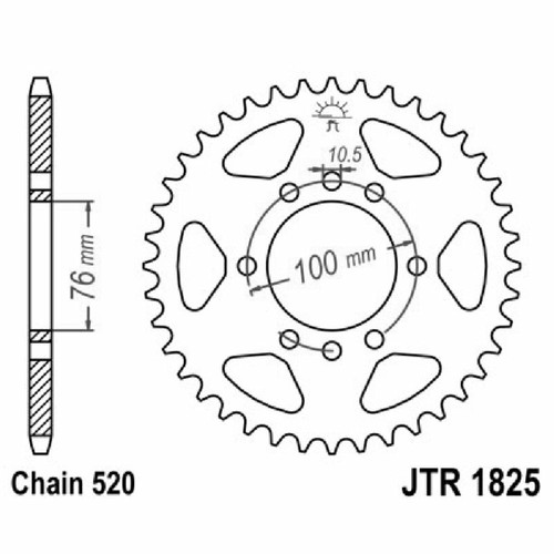 1825 z45 crown for suzuki - jt,